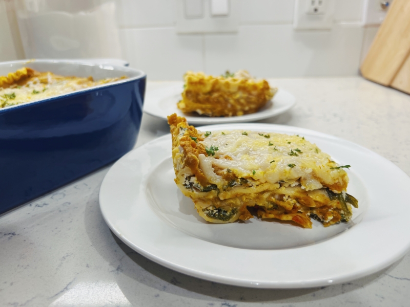Fall Comfort in a Dish: Spinach Pumpkin Lasagna Recipe