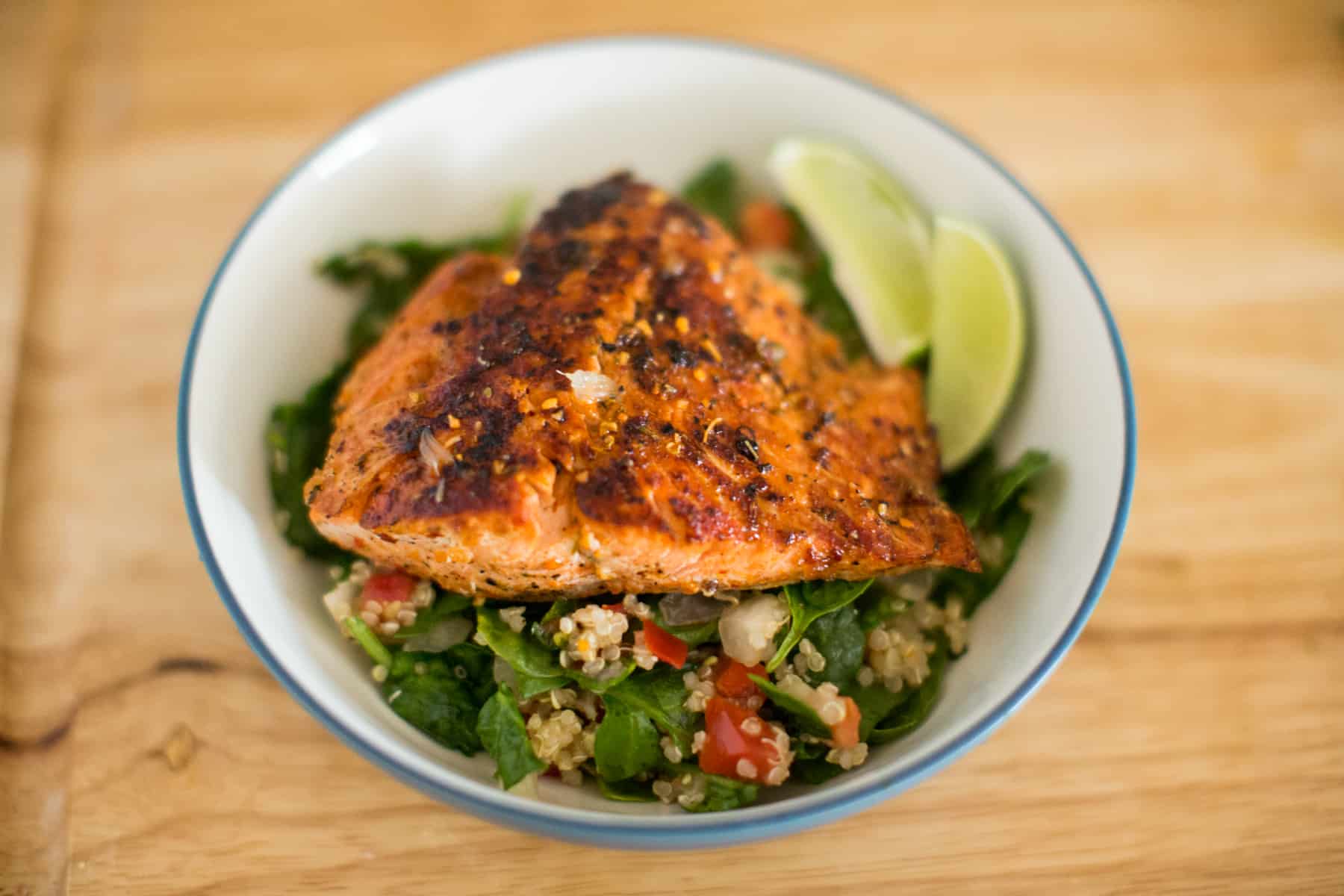 Sockeye Salmon Quinoa Salad - Dinner With Tayo